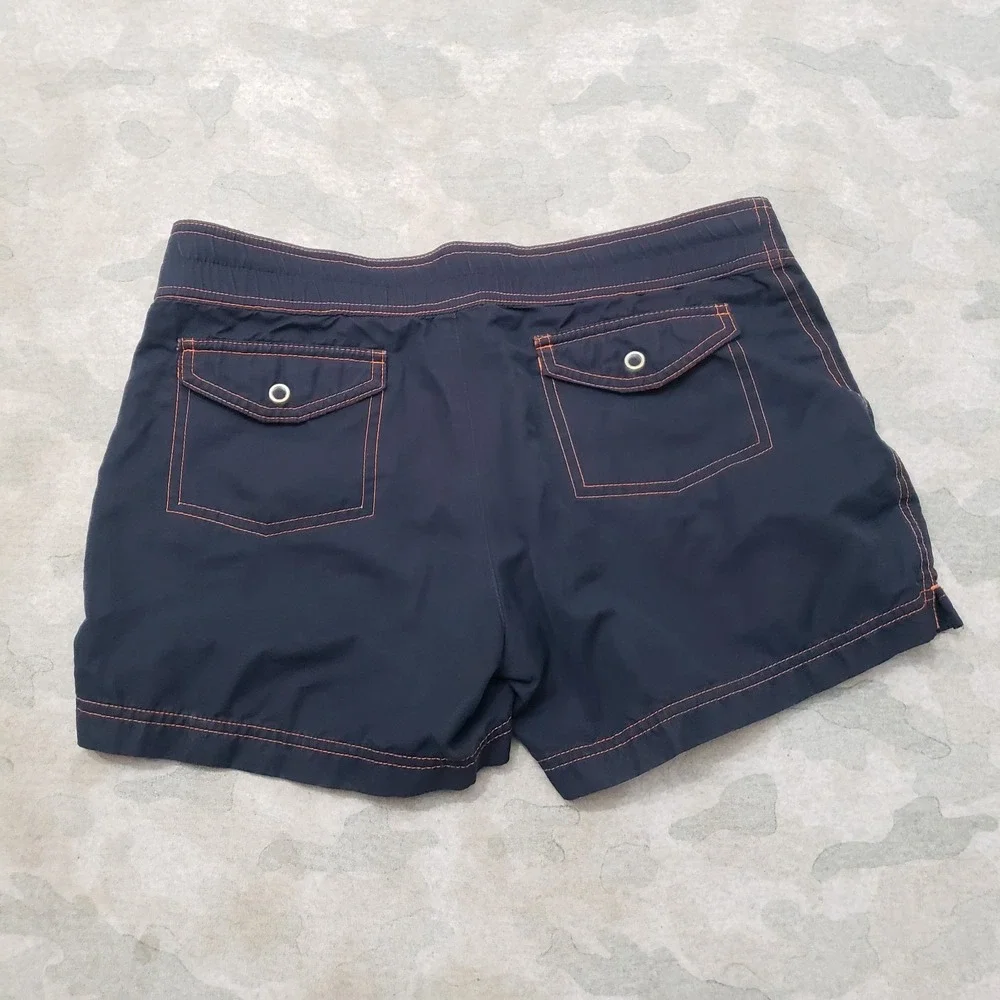 Vintage Nike Shorts Womens  Small Blue Y2k Pockets Drawstring